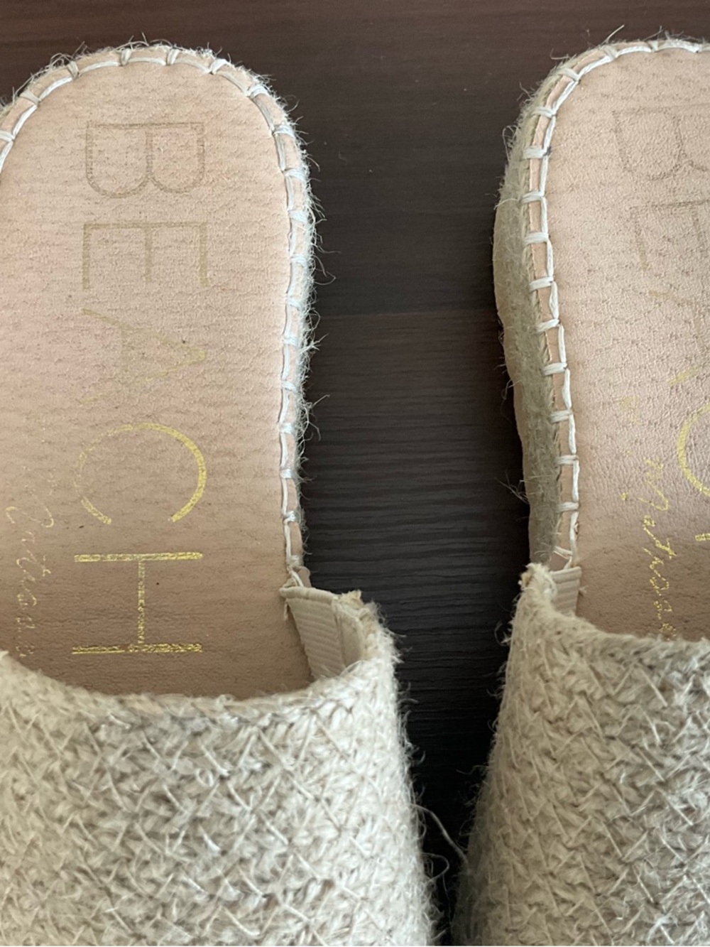 Bea Woven Beige Espadrille Slide - Casual Slip-On Comfort - Picture 6 of 8
